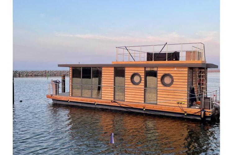 Hausboot Fjord Haven Mit Biosauna In Барт Экстерьер фото