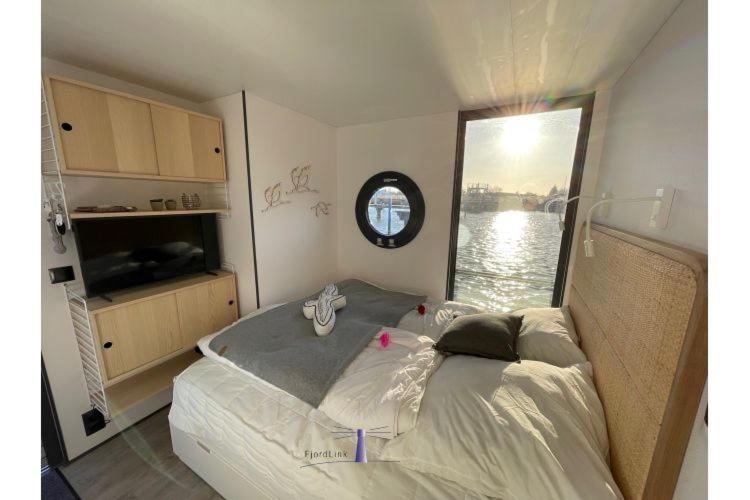 Hausboot Fjord Haven Mit Biosauna In Барт Экстерьер фото